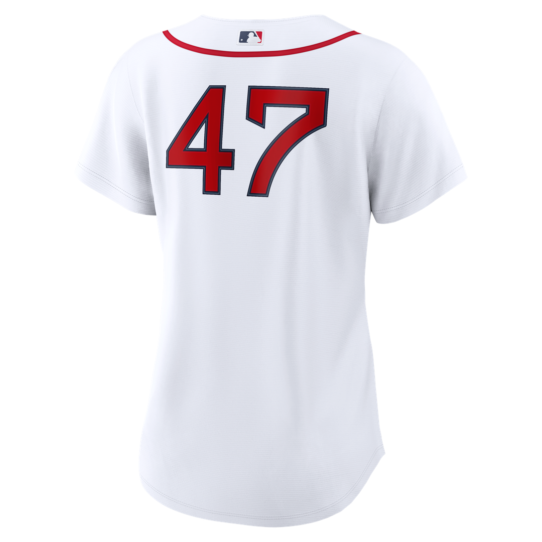 Boston Red Sox Jovani Moran Nike Women's Home Replica Jersey - White MLB Team Jersey Baseball Fan Apparel