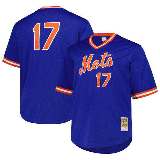 New York Mets Keith Hernandez Mitchell & Ness 1986 Cooperstown Mesh Pullover Jersey - Royal MLB Team Jersey Baseball Fan Apparel