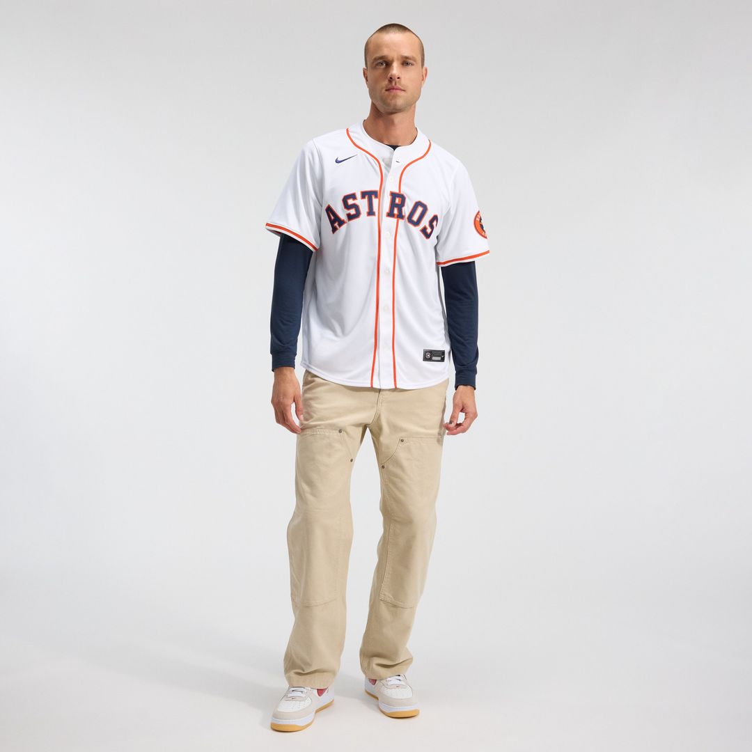 Houston Astros Nike Home Limited Jersey - White MLB Team Jersey Baseball Fan Apparel