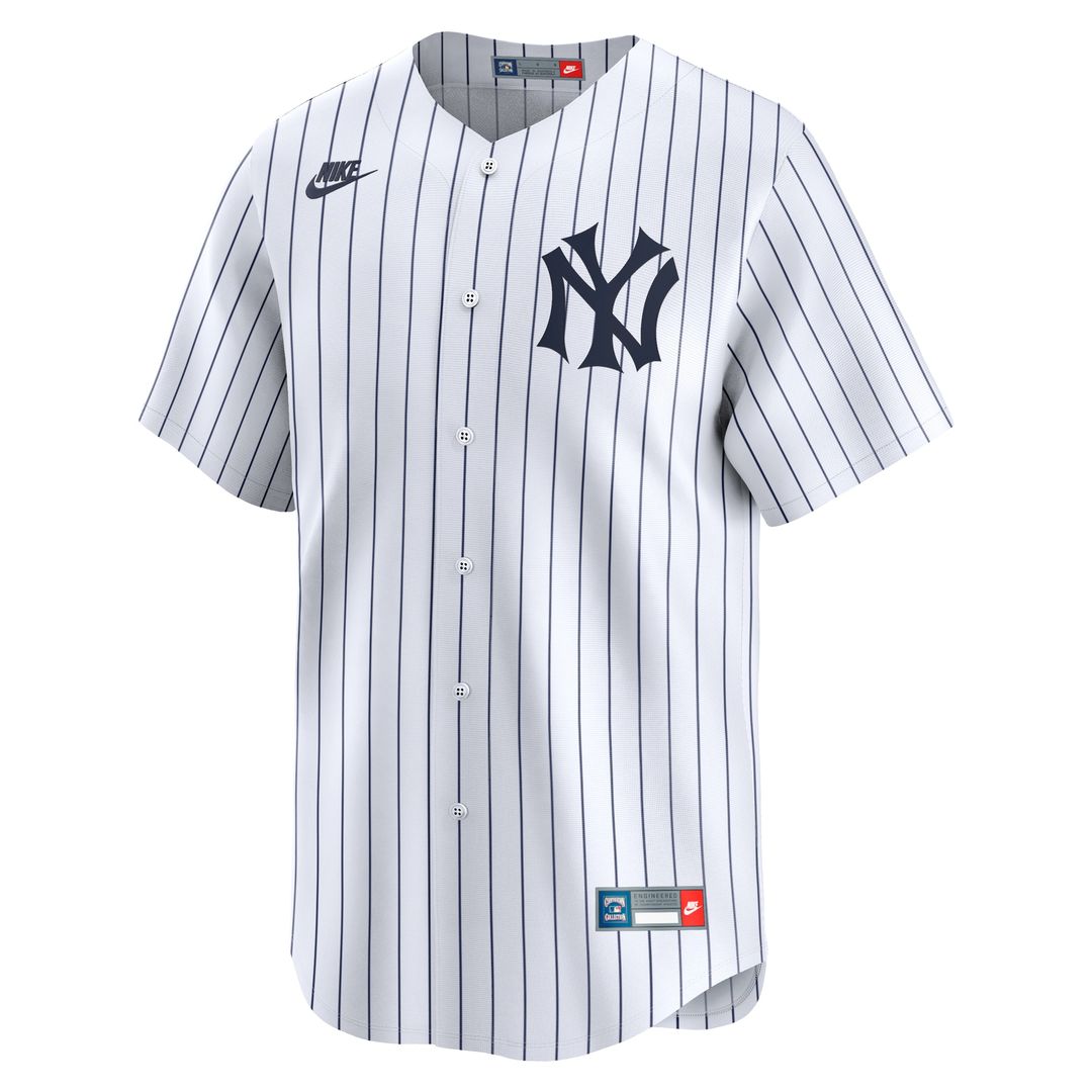 New York Yankees Nike Cooperstown Limited Jersey - White MLB Team Jersey Baseball Fan Apparel