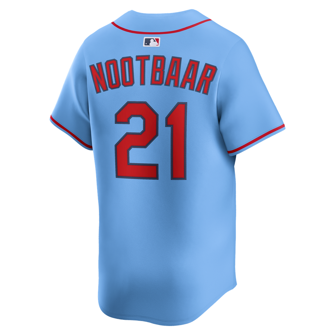 St. Louis Cardinals Lars Nootbaar Nike Alternate Limited Jersey - Light Blue MLB Team Jersey Baseball Fan Apparel