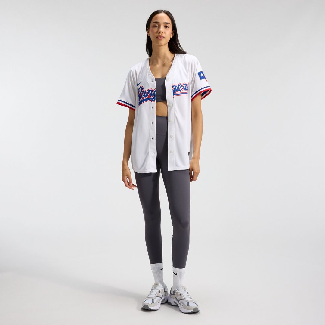 Texas Rangers Nike Women's Home Limited Jersey - White MLB Team Jersey Baseball Fan Apparel