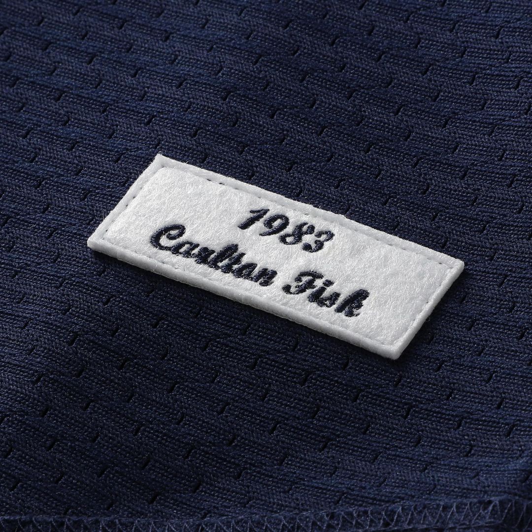 Chicago White Sox Carlton Fisk Mitchell & Ness Authentic Batting Practice Jersey - Navy MLB Team Jersey Baseball Fan Apparel