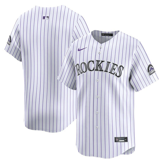 Colorado Rockies Nike Home Limited Player Jersey - White MLB Team Jersey Baseball Fan Apparel