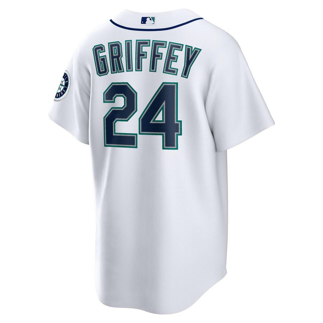 Seattle Mariners Ken Griffey Jr. Nike Home Replica Jersey - White MLB Team Jersey Baseball Fan Apparel