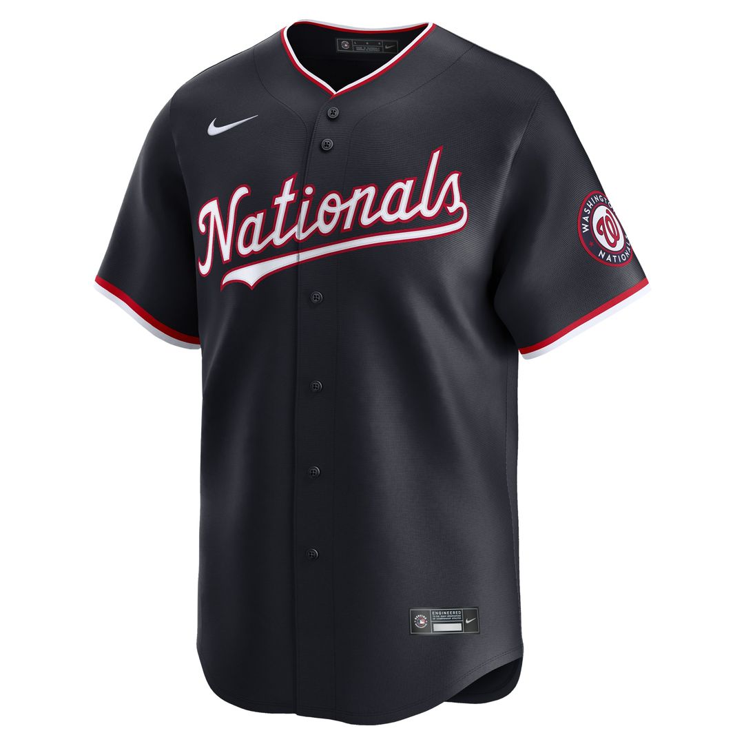 Washington Nationals Nike Home Limited Custom Jersey - White MLB Team Jersey Baseball Fan Apparel