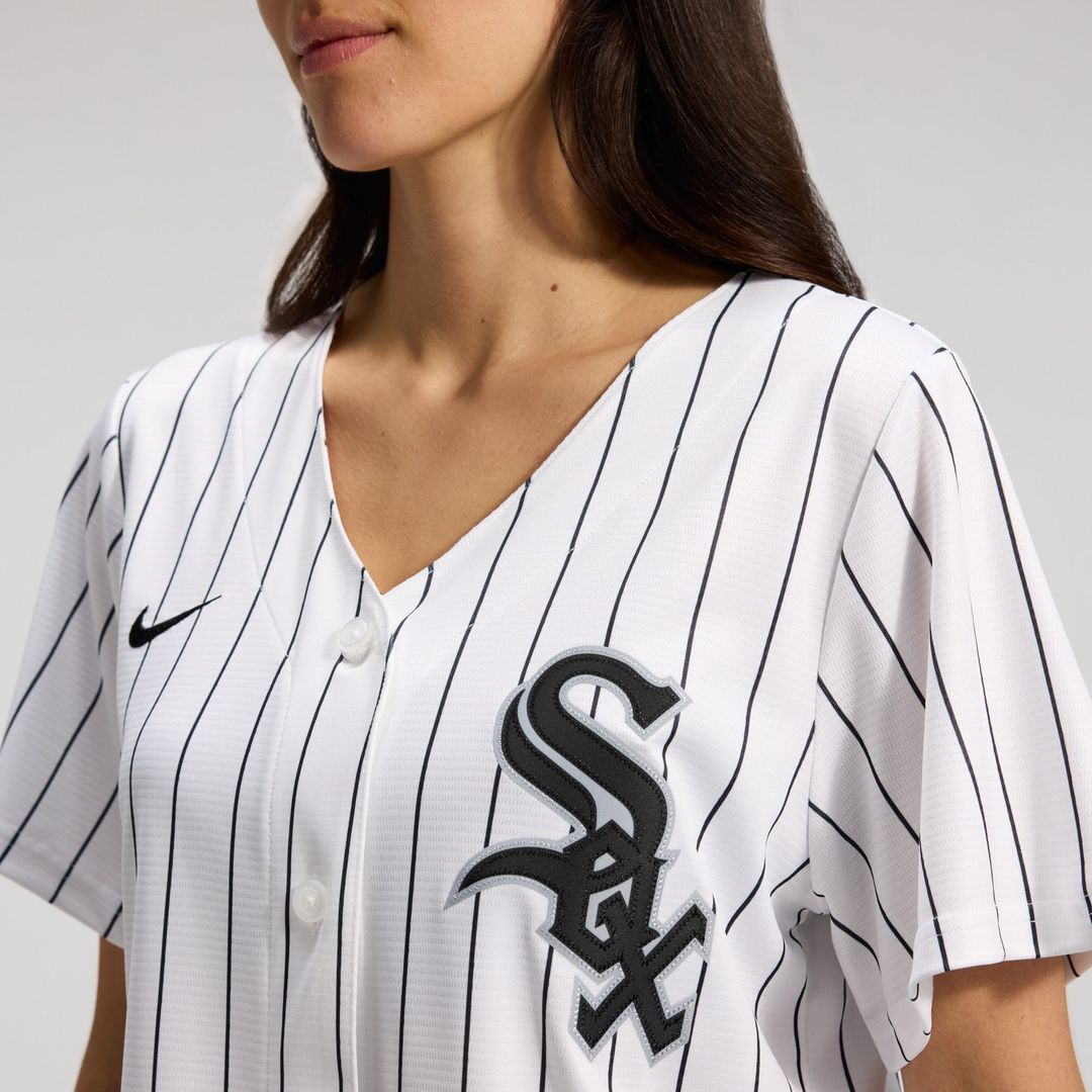 Chicago White Sox Nike Women's Home Replica Team Jersey - White MLB Team Jersey Baseball Fan Apparel