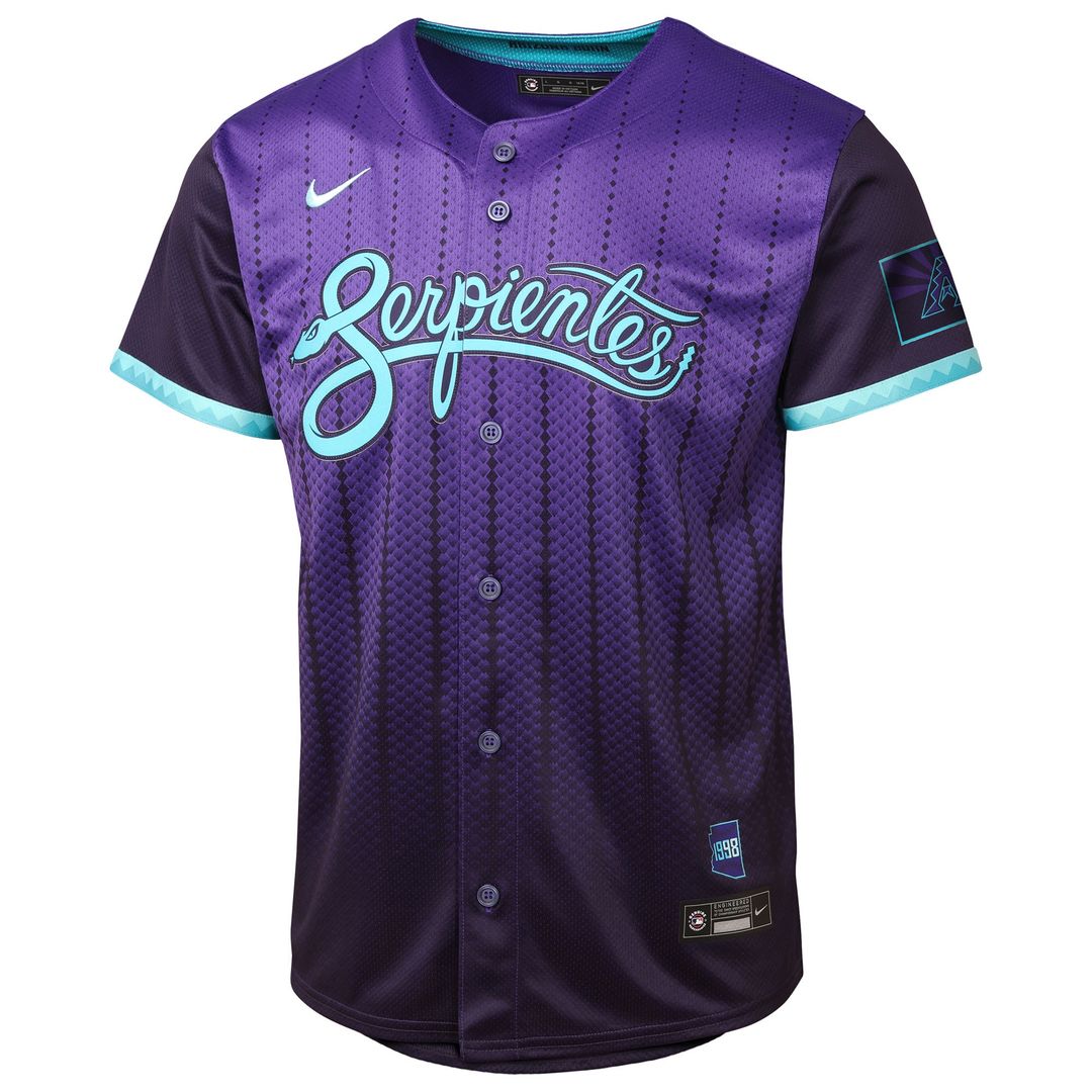 Arizona Diamondbacks Corbin Carroll Nike Youth 2025 City Connect Limited Player Jersey - Purple MLB Team Jersey Baseball Fan Apparel