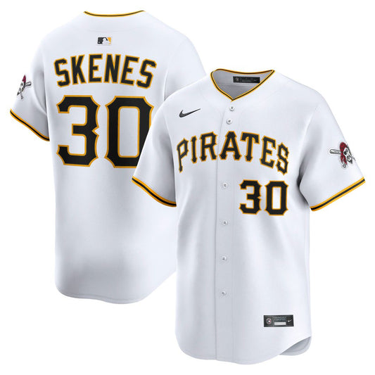 Pittsburgh Pirates Paul Skenes Nike Home Limited Player Jersey - White MLB Team Jersey Baseball Fan Apparel