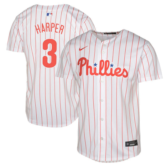 Philadelphia Phillies Bryce Harper Youth Limited Player Jersey - White MLB Team Jersey Baseball Fan Apparel