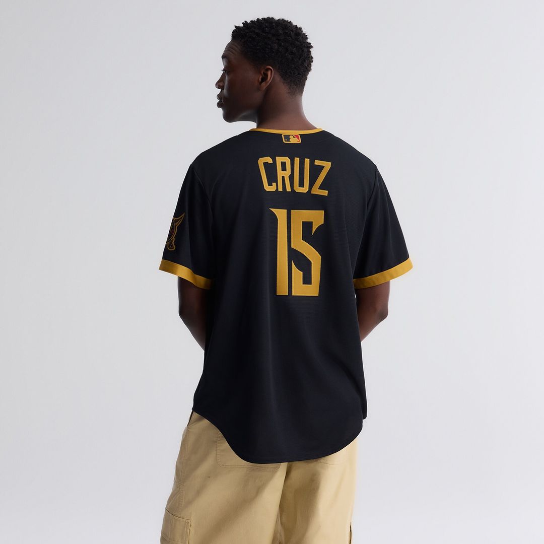 Pittsburgh Pirates Oneil Cruz Nike 2026 City Connect Stadium Jersey - Black MLB Team Jersey Baseball Fan Apparel
