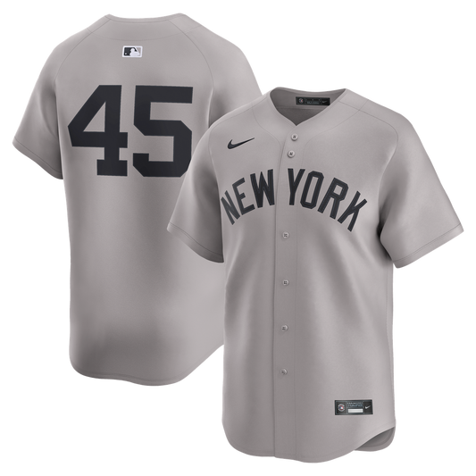 New York Yankees Gerrit Cole Nike Road Limited Player Jersey - Gray MLB Team Jersey Baseball Fan Apparel