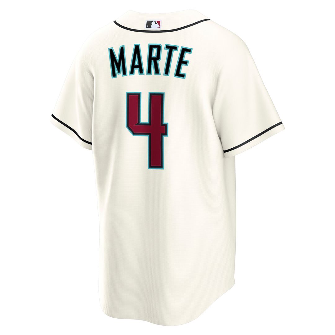 Arizona Diamondbacks Ketel Marte Nike Home Replica Jersey - Cream MLB Team Jersey Baseball Fan Apparel