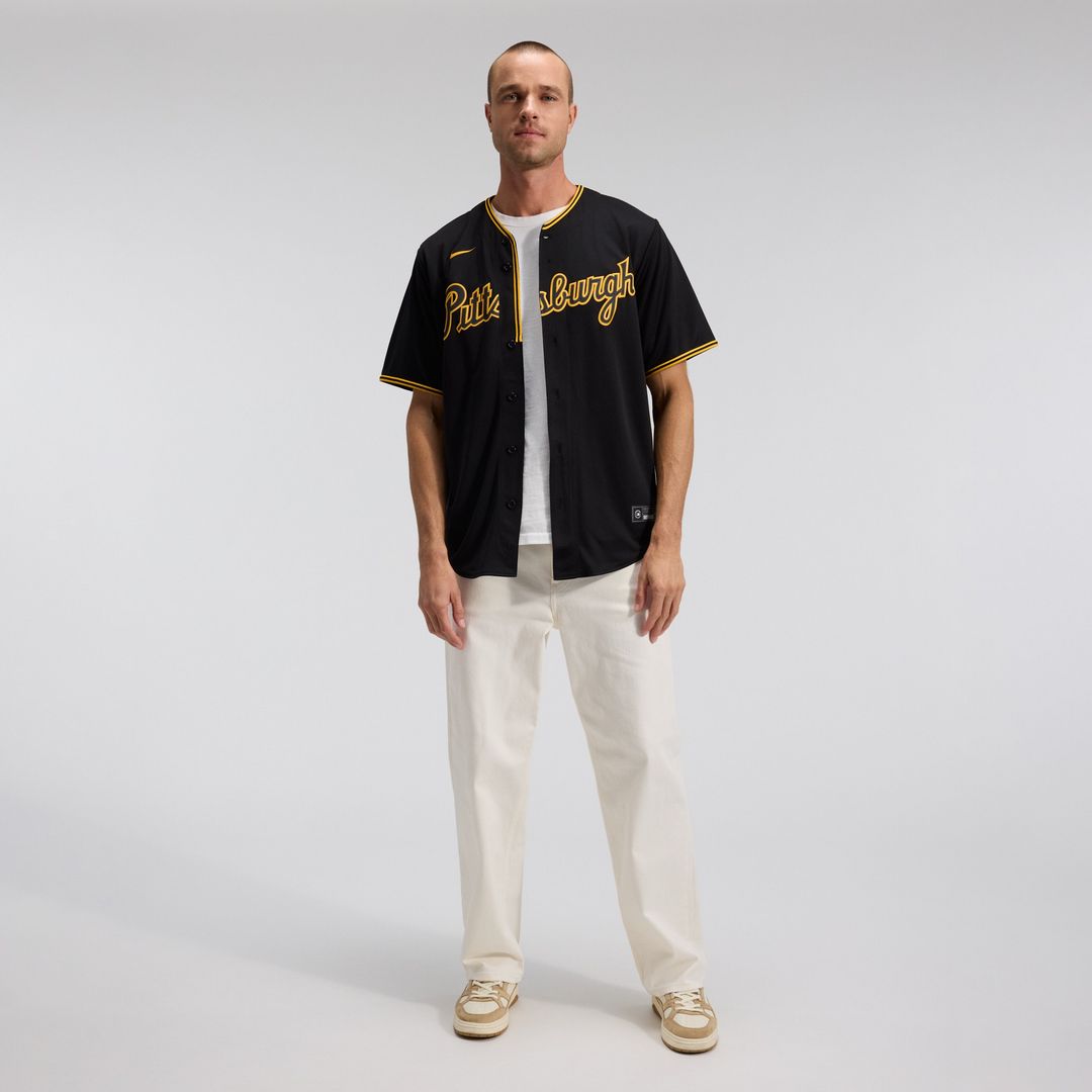 Pittsburgh Pirates Nike Alternate Replica Team Jersey - Black MLB Team Jersey Baseball Fan Apparel