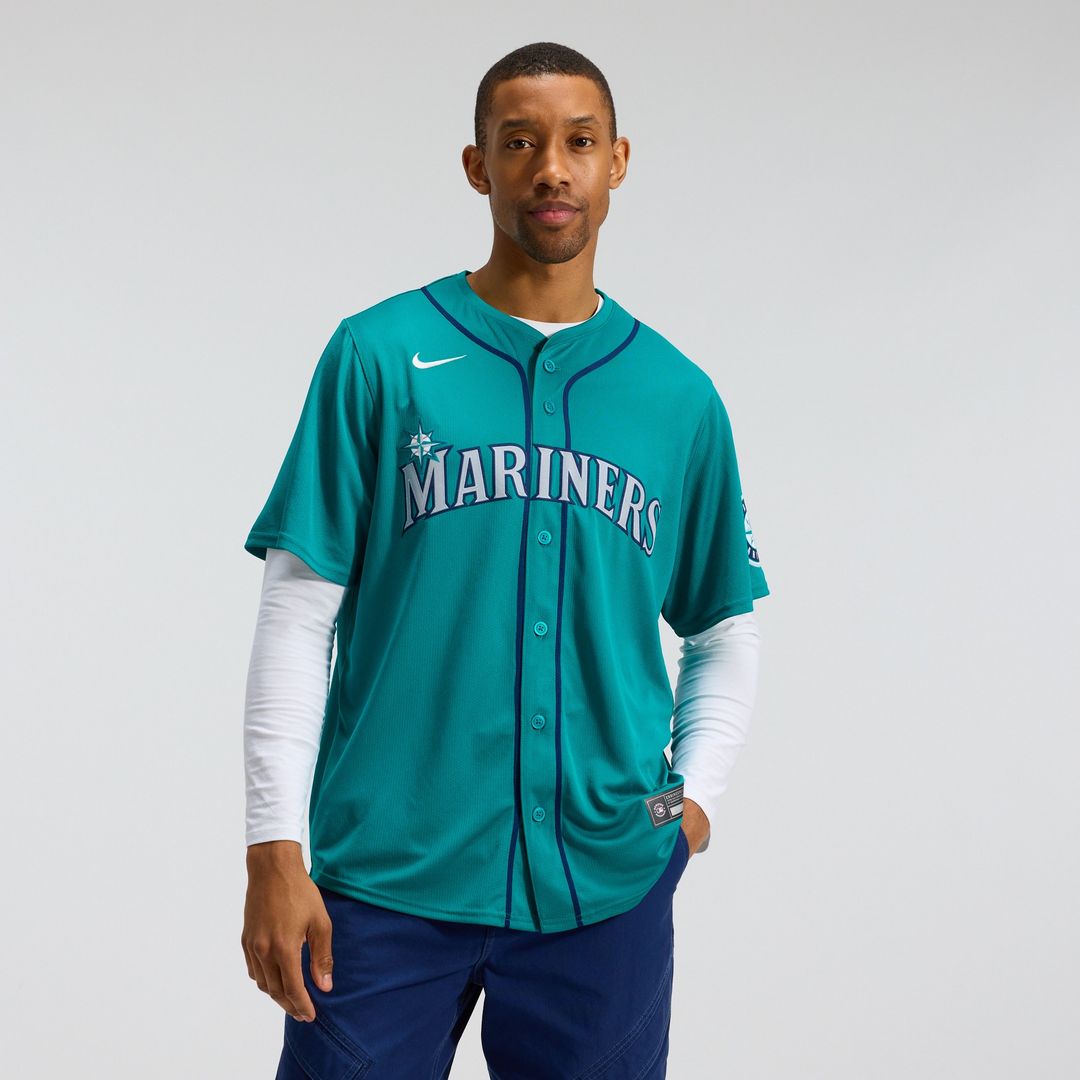 Seattle Mariners Cal Raleigh Nike Home Limited Player Jersey - White MLB Team Jersey Baseball Fan Apparel