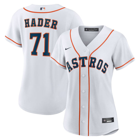 Houston Astros Josh Hader Nike Women's Home Replica Jersey - White MLB Team Jersey Baseball Fan Apparel