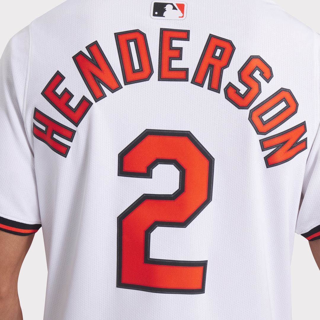 Baltimore Orioles Gunnar Henderson Nike Home Limited Player Jersey - White MLB Team Jersey Baseball Fan Apparel