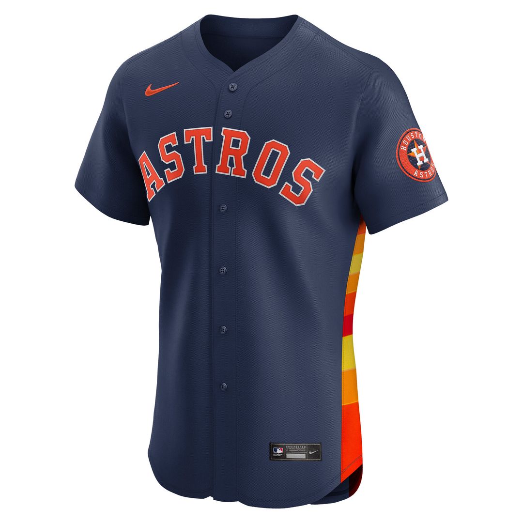 Houston Astros Nike Alternate Elite Jersey - Orange MLB Team Jersey Baseball Fan Apparel
