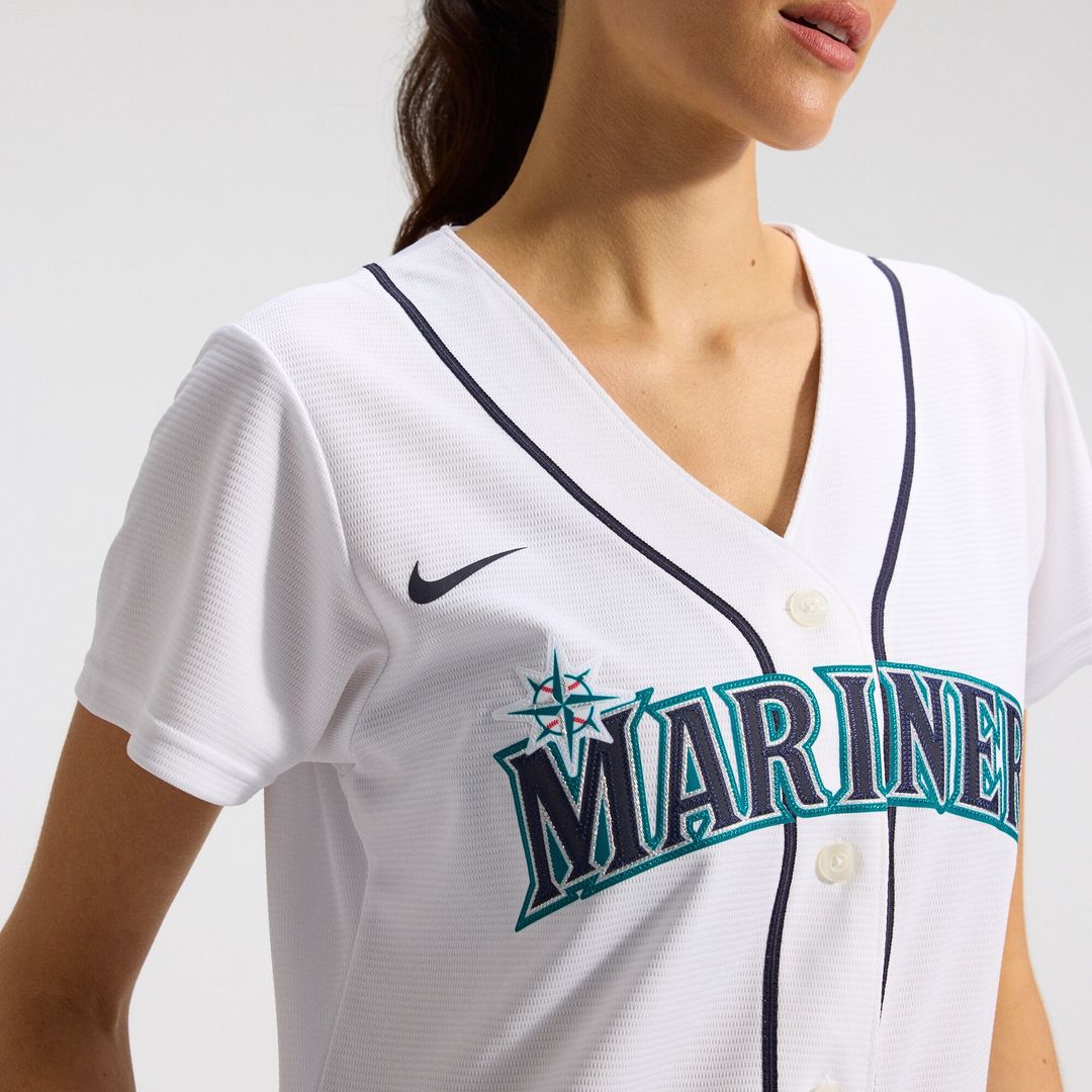 Seattle Mariners Cal Raleigh Nike Women's Home Replica Jersey - White MLB Team Jersey Baseball Fan Apparel