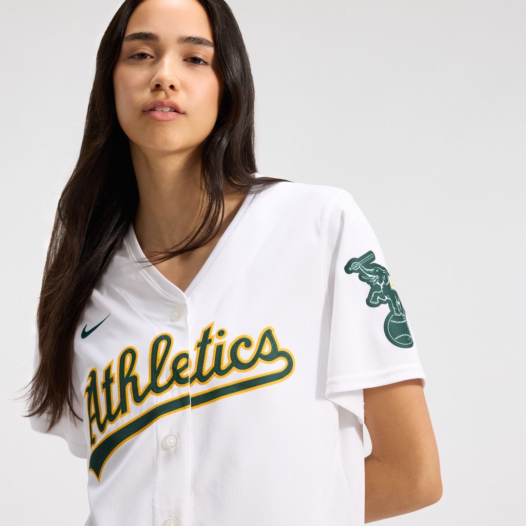 Athletics Nike Women's Home Limited Jersey - White MLB Team Jersey Baseball Fan Apparel