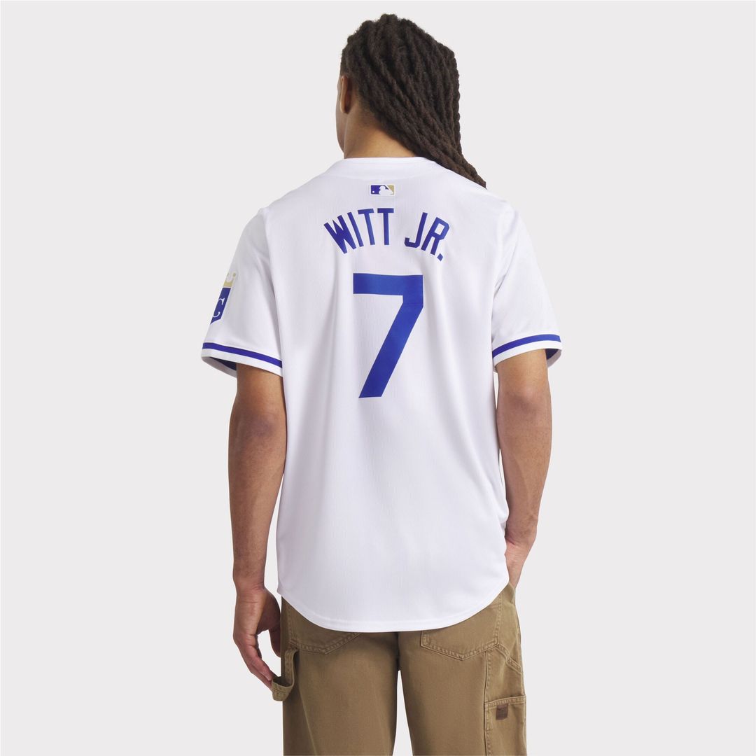 Kansas City Royals Bobby Witt Jr. Nike Home Limited Player Jersey - White MLB Team Jersey Baseball Fan Apparel