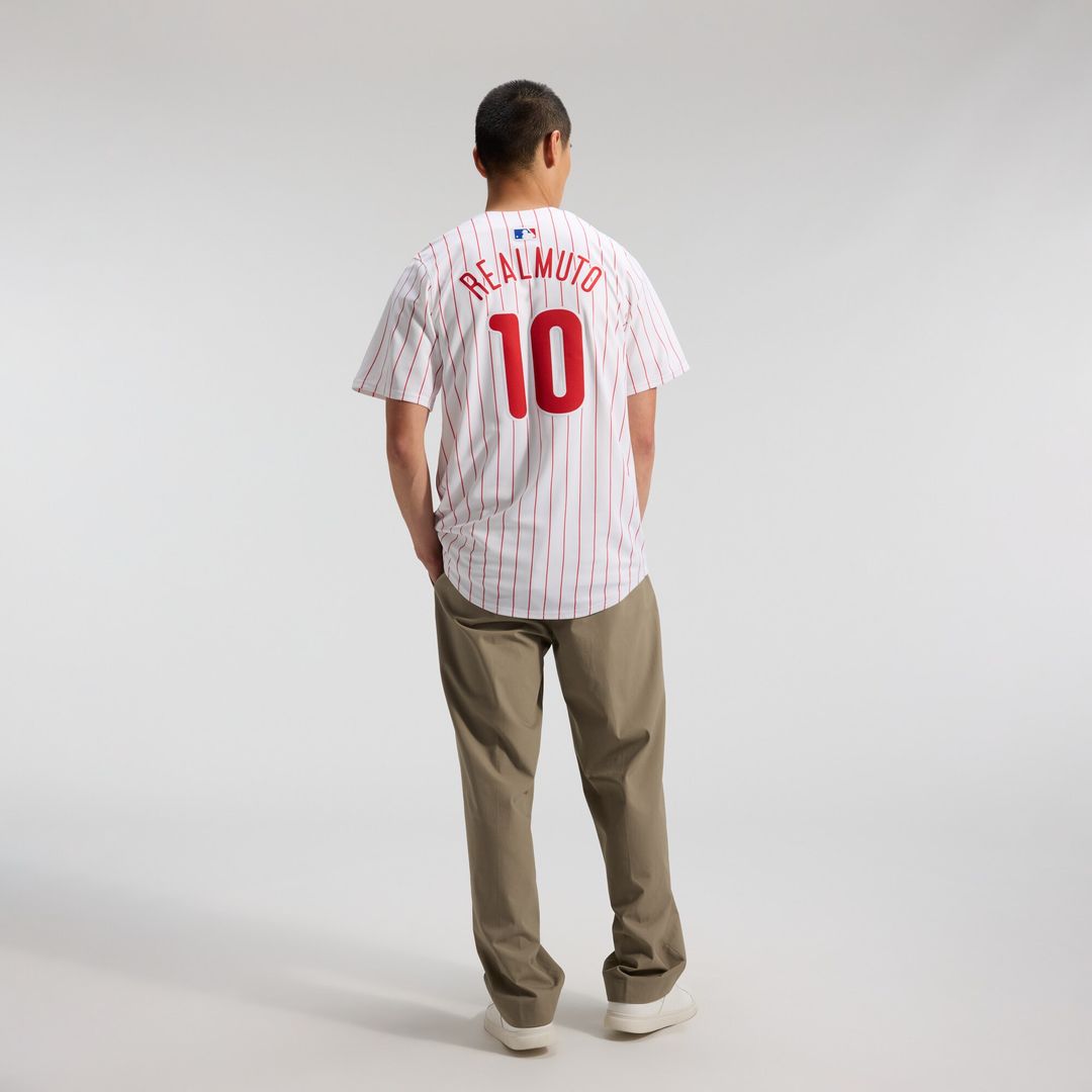 Philadelphia Phillies J.T. Realmuto Nike Home Limited Player Jersey - White MLB Team Jersey Baseball Fan Apparel