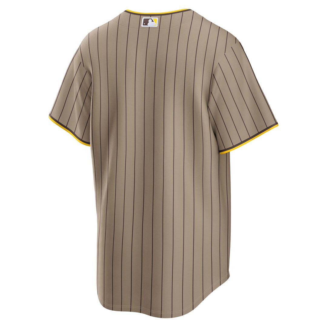 San Diego Padres Nike Alternate Replica Jersey - Sand MLB Team Jersey Baseball Fan Apparel