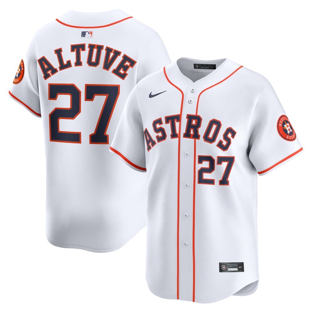 Houston Astros Jose Altuve Nike Road Limited Player Jersey - Gray MLB Team Jersey Baseball Fan Apparel