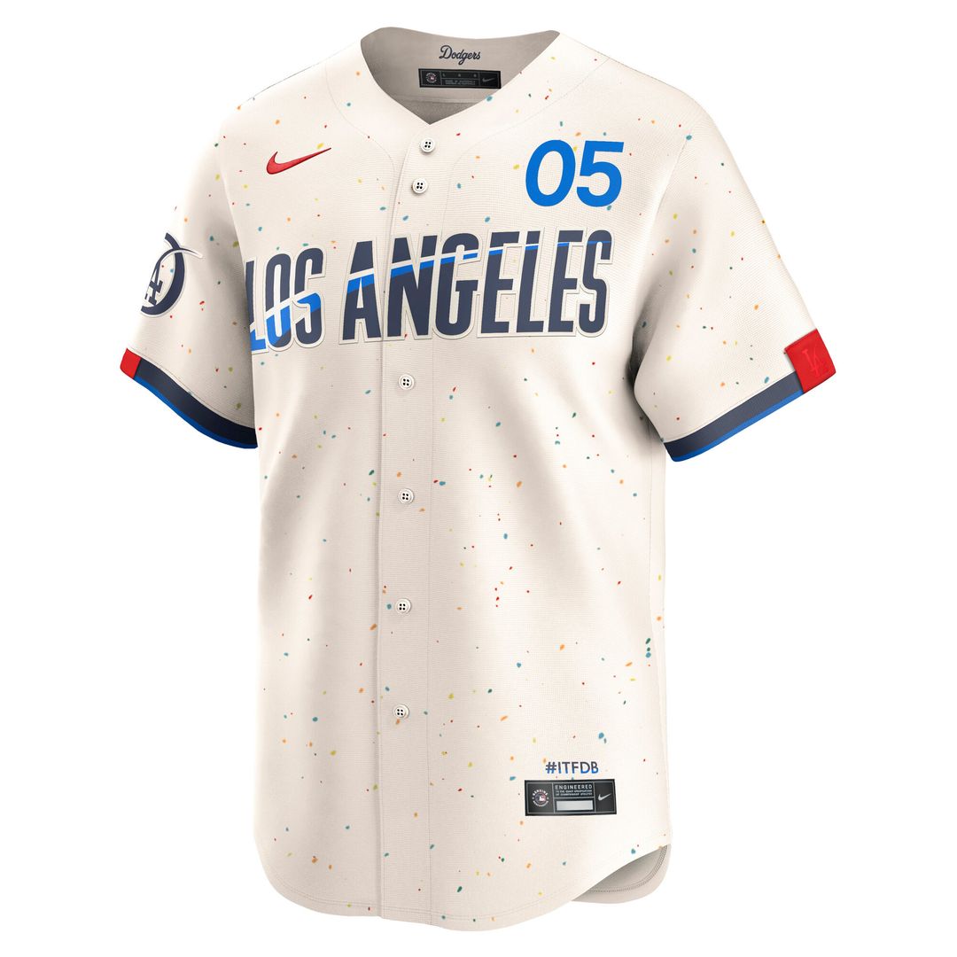 Los Angeles Dodgers Freddie Freeman Nike City Connect Limited Player Jersey - Cream MLB Team Jersey Baseball Fan Apparel