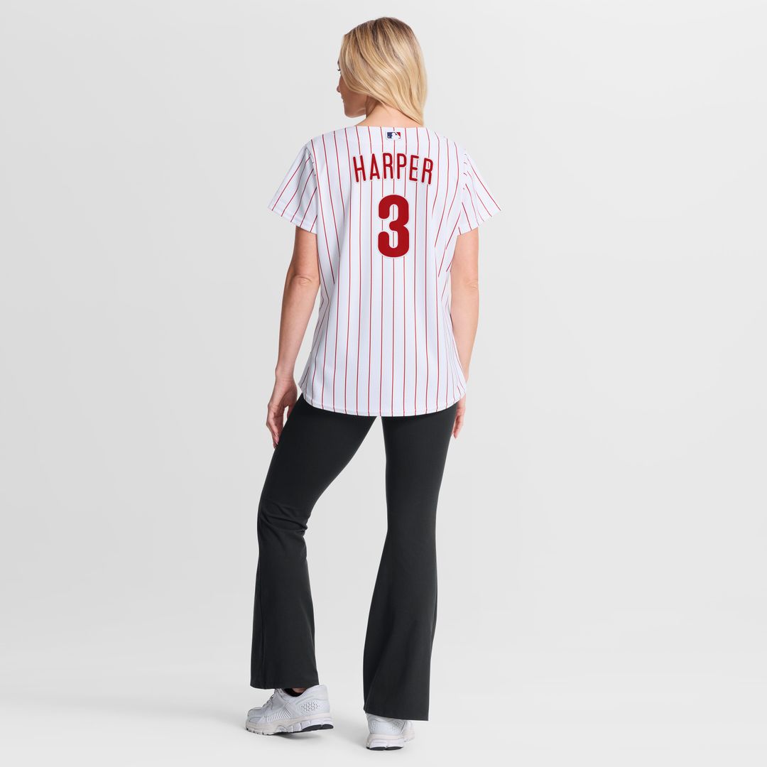 Philadelphia Phillies Bryce Harper Nike Women's Home Replica Jersey - White MLB Team Jersey Baseball Fan Apparel