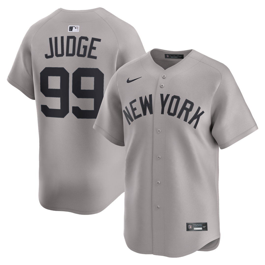 New York Yankees Aaron Judge Nike Road Limited Player Jersey - Gray MLB Team Jersey Baseball Fan Apparel