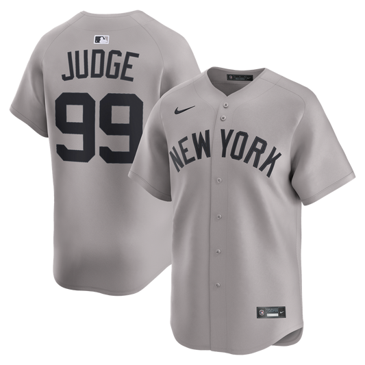 New York Yankees Aaron Judge Nike Road Limited Player Jersey - Gray MLB Team Jersey Baseball Fan Apparel