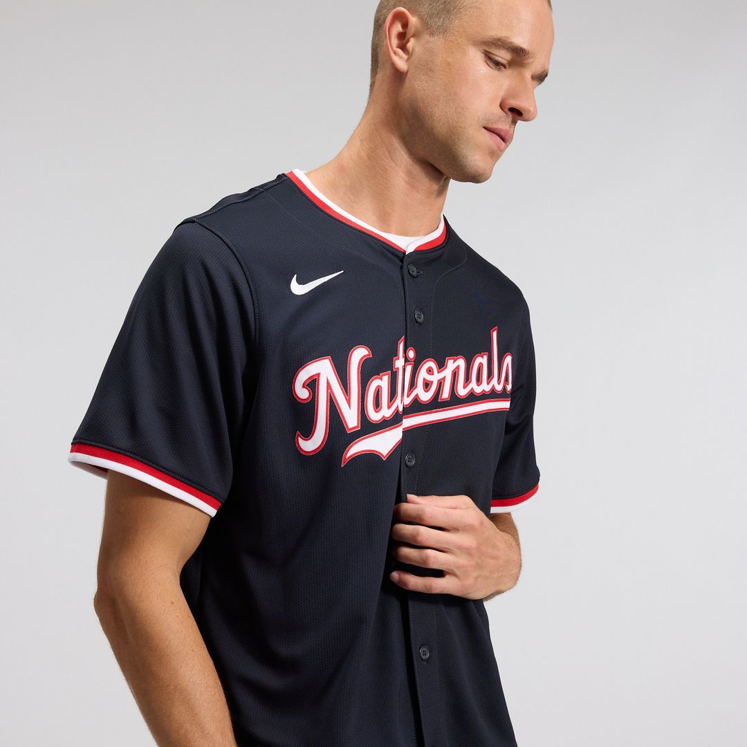 Washington Nationals James Wood Nike Alternate Limited Player Jersey - Navy MLB Team Jersey Baseball Fan Apparel