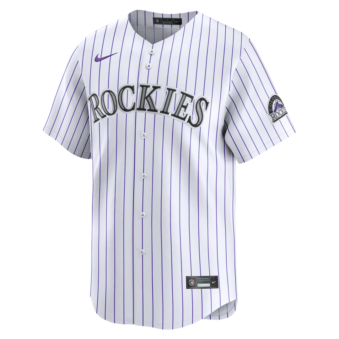 Colorado Rockies Nike Home Limited Jersey - White MLB Team Jersey Baseball Fan Apparel
