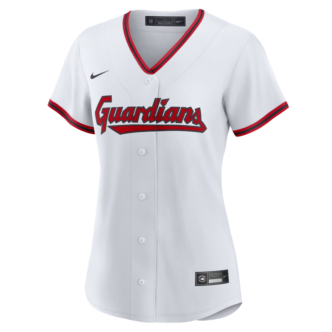 Cleveland Guardians José Ramírez Nike Women's Home Replica Jersey - White MLB Team Jersey Baseball Fan Apparel