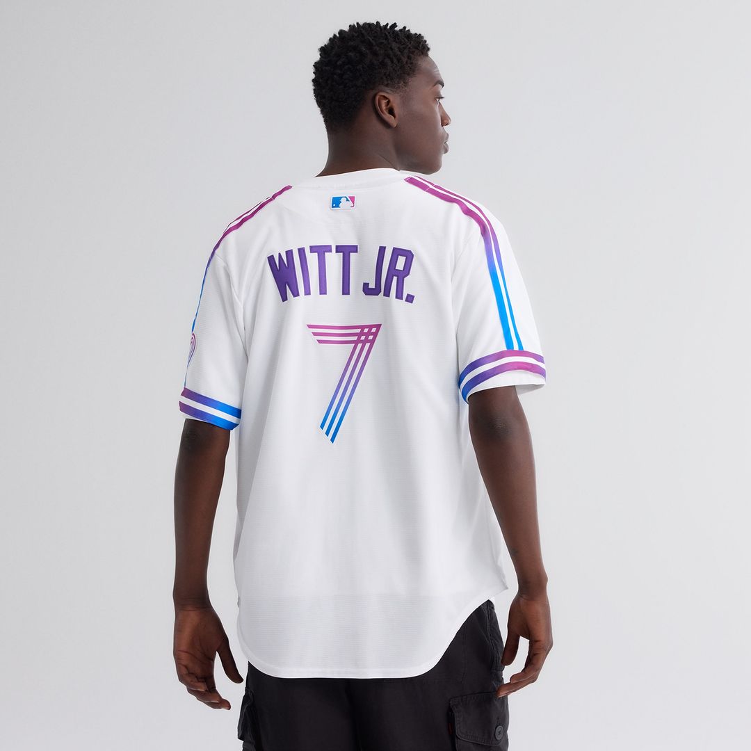 Kansas City Royals Bobby Witt Jr. Nike 2026 City Connect Stadium Jersey - White MLB Team Jersey Baseball Fan Apparel