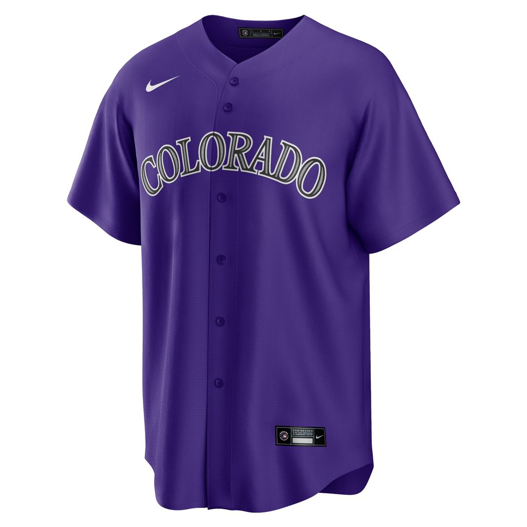 Colorado Rockies Charlie Blackmon Nike Alternate Replica Player Name Jersey - Purple MLB Team Jersey Baseball Fan Apparel