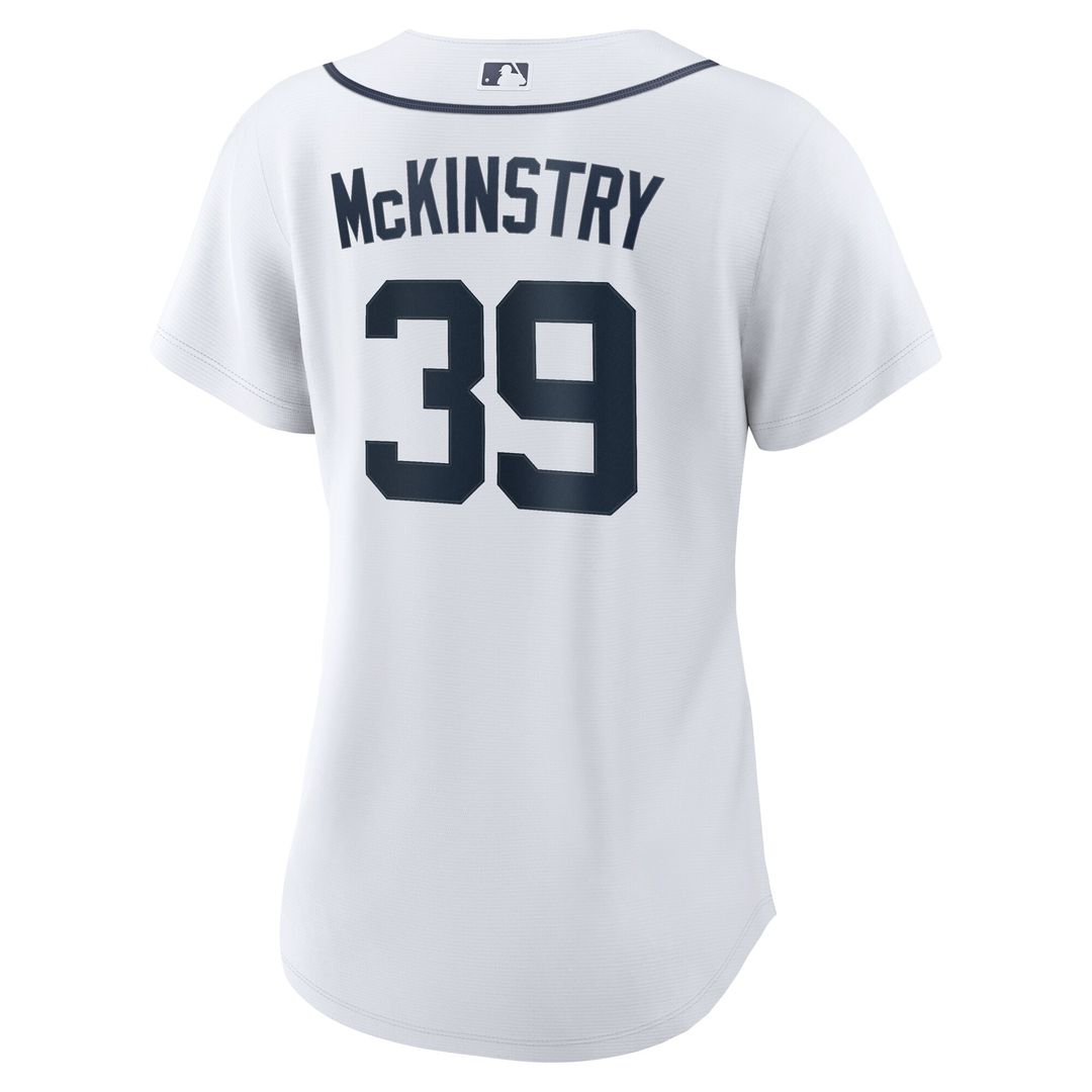 Detroit Tigers Zach McKinstry Nike Women's Home Replica Jersey - White MLB Team Jersey Baseball Fan Apparel