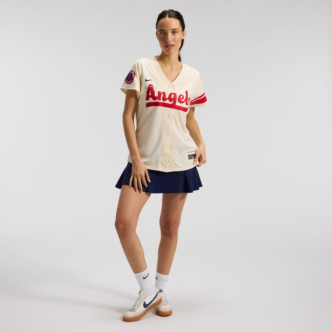 Los Angeles Angels Anthony Rendon Nike Women's City Connect Replica Player Jersey - Cream MLB Team Jersey Baseball Fan Apparel