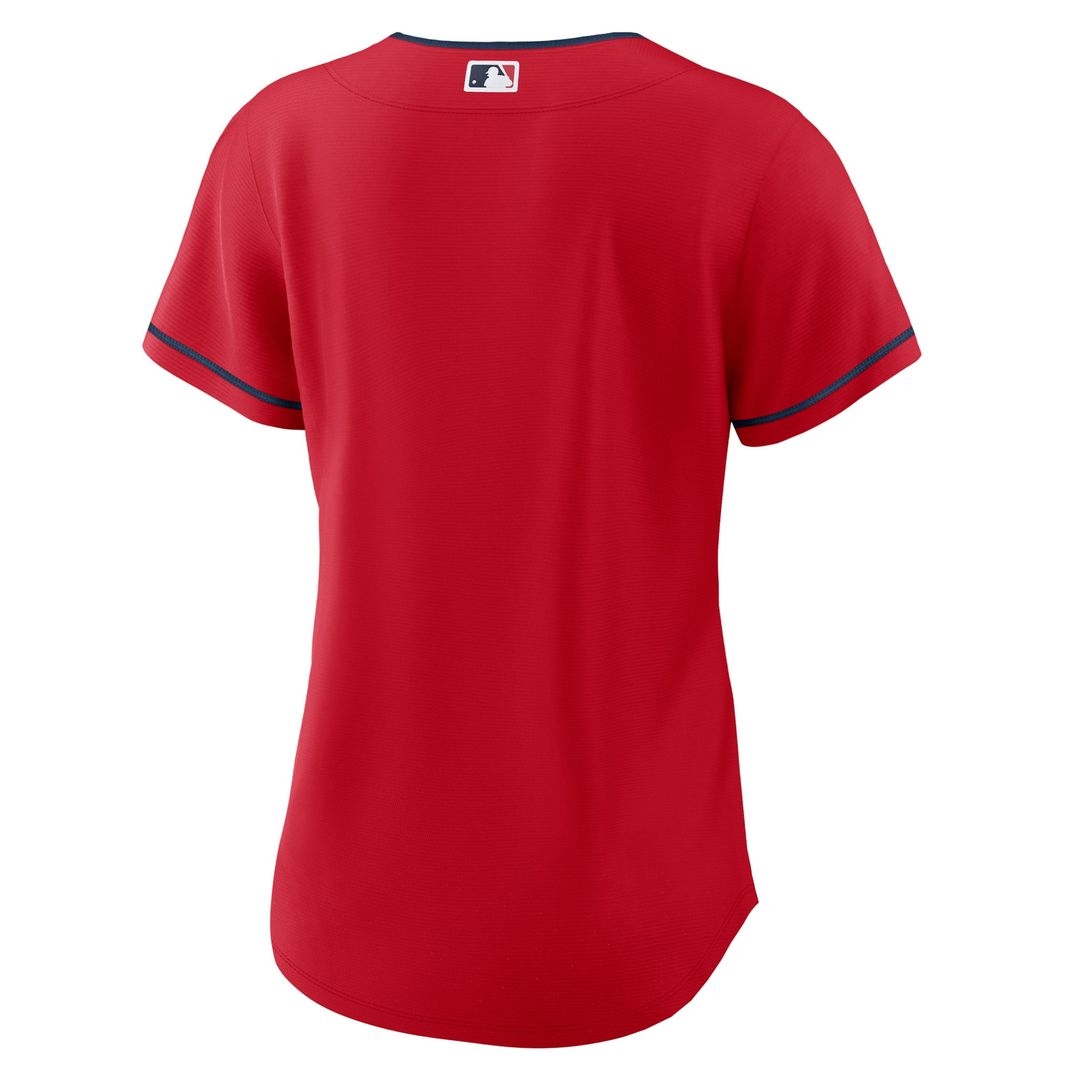 Cleveland Guardians Nike Women's Alternate Official Replica Jersey - Navy MLB Team Jersey Baseball Fan Apparel