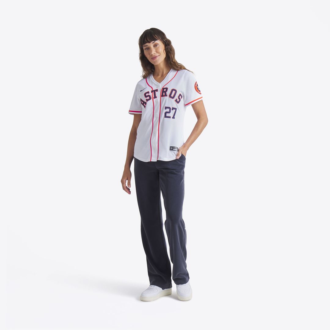 Houston Astros Jose Altuve Nike Women's Home Limited Player Jersey - White MLB Team Jersey Baseball Fan Apparel
