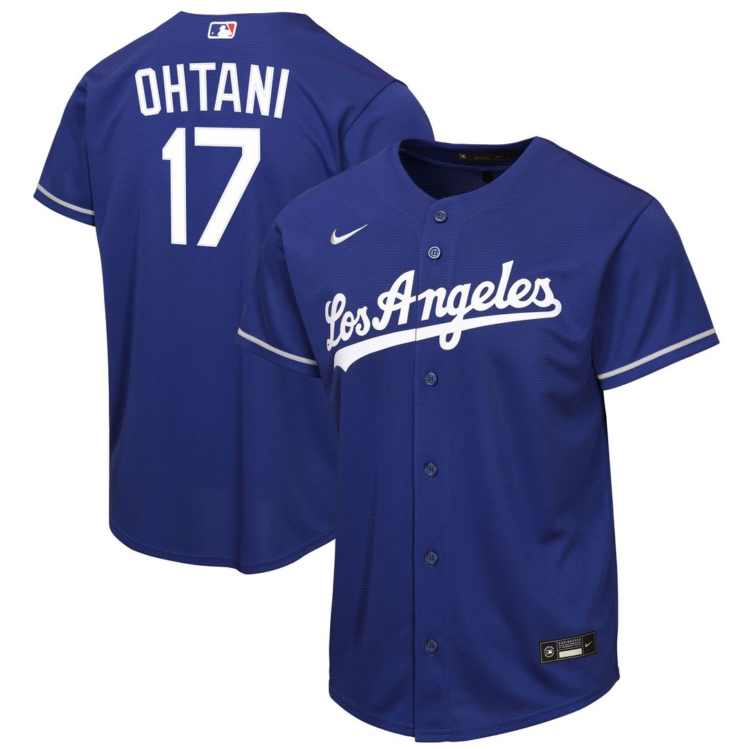 Los Angeles Dodgers Shohei Ohtani Nike Youth Alternate Replica Jersey - Royal MLB Team Jersey Baseball Fan Apparel