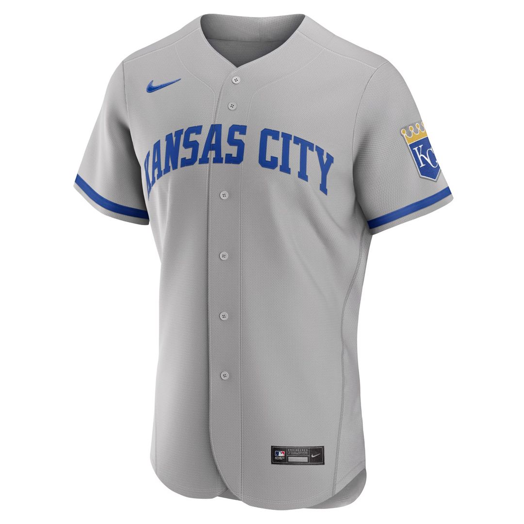 Kansas City Royals Nike 2022 Road Authentic Jersey - Gray MLB Team Jersey Baseball Fan Apparel