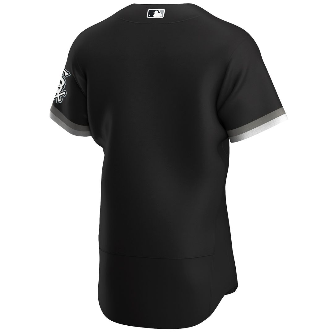 Chicago White Sox Nike Alternate Authentic Team Jersey - Black MLB Team Jersey Baseball Fan Apparel