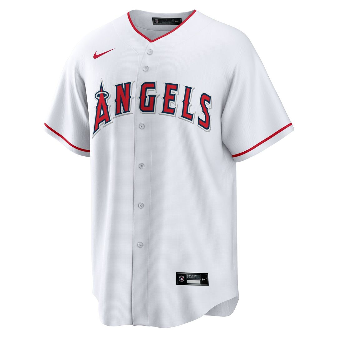 Los Angeles Angels Yusei Kikuchi Nike Home Replica Jersey - White MLB Team Jersey Baseball Fan Apparel