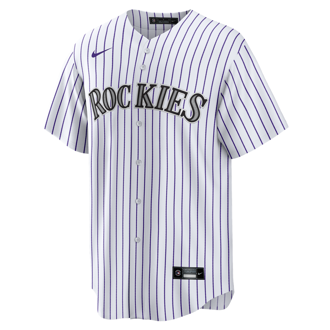 Colorado Rockies Nike Home Big & Tall Replica Jersey - White MLB Team Jersey Baseball Fan Apparel