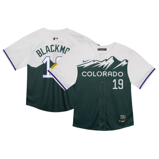 Colorado Rockies Charlie Blackmon Nike Toddler City Connect Limited Player Jersey - Green MLB Team Jersey Baseball Fan Apparel