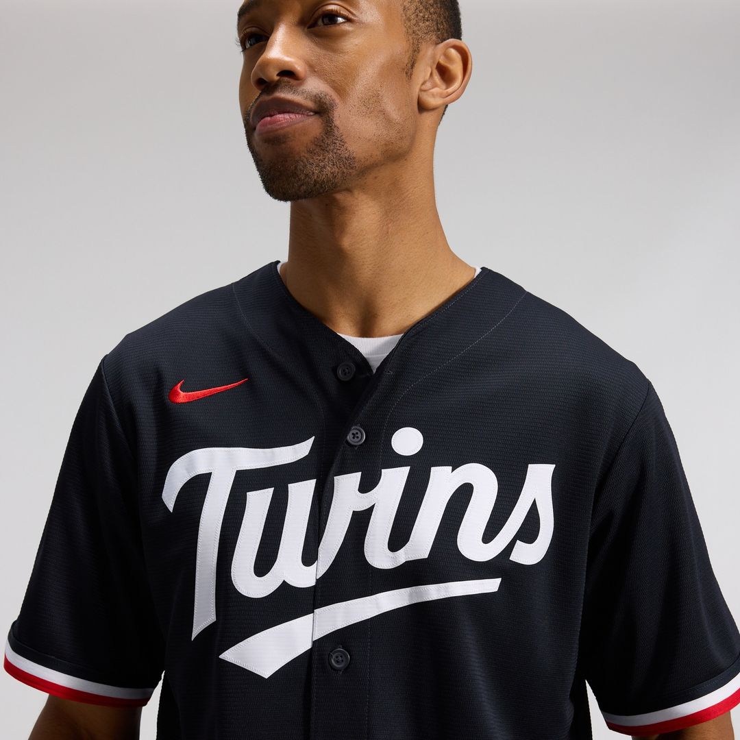 Minnesota Twins Nike Alternate Replica Jersey - Cream MLB Team Jersey Baseball Fan Apparel