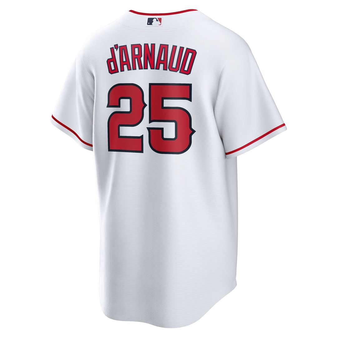 Los Angeles Angels Travis d'Arnaud Nike Home Replica Jersey - White MLB Team Jersey Baseball Fan Apparel