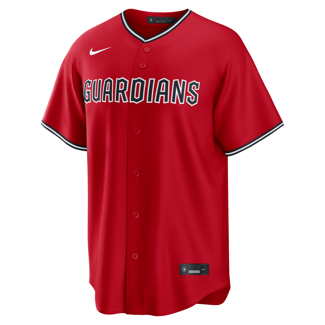 Cleveland Guardians José Ramírez Nike Alternate Replica Jersey - Red MLB Team Jersey Baseball Fan Apparel